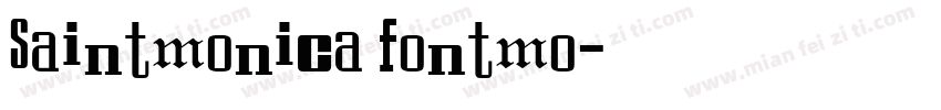 saintmonica fontmo字体转换